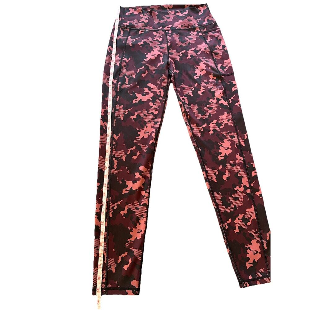 Sweaty Betty Super Sculpt Full Length Workout Leggings 27" Purple Camo, Large - Picture 10 of 11